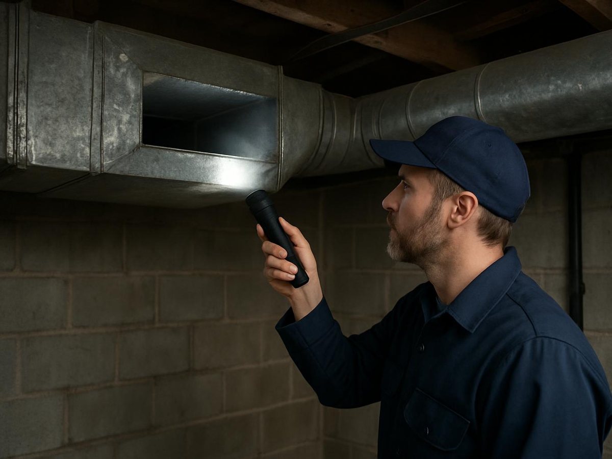 Red Heightside Air Duct Services work in Dallas